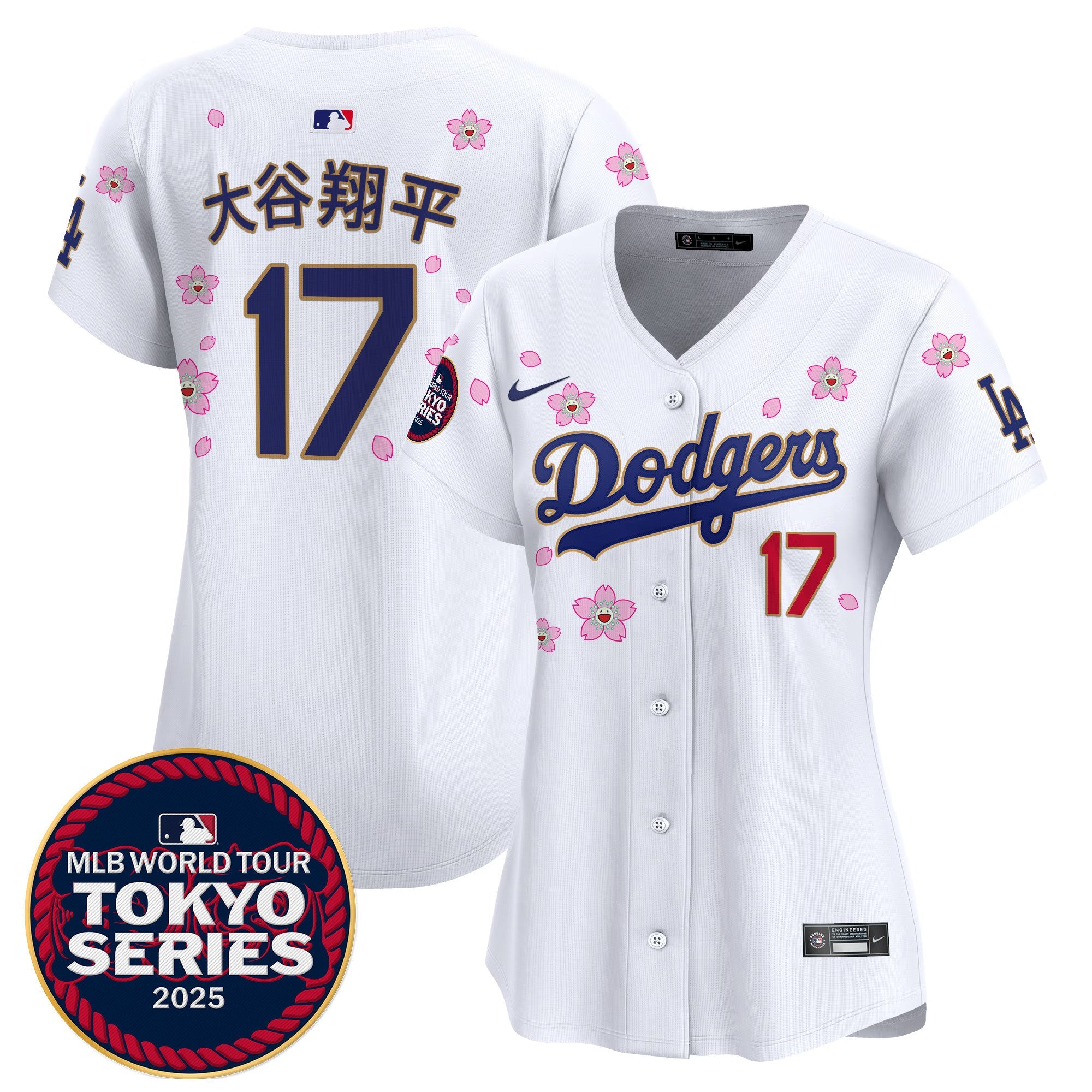 Women’s Tokyo Series 2025 Gold Trim Vapor Premier Limited Jersey V2 – Stitched