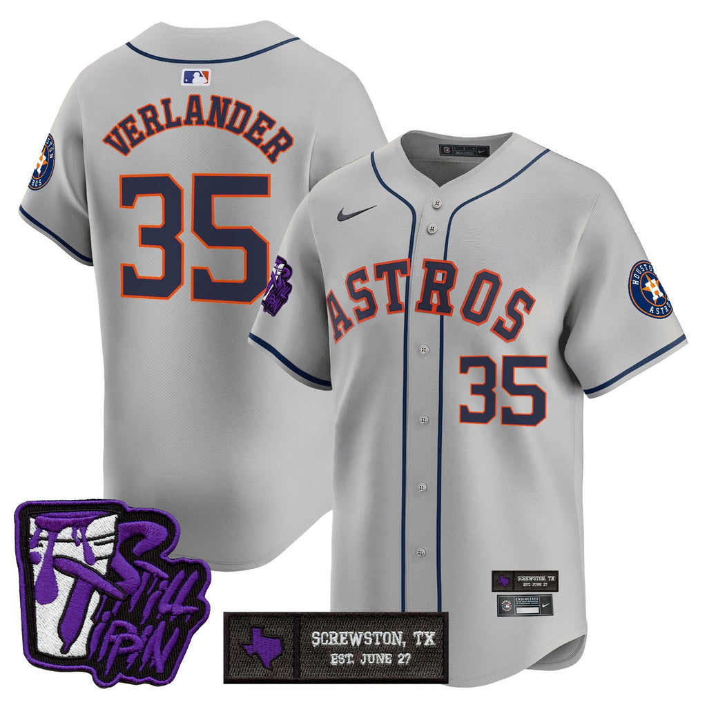 Men’s Houston DJ Screw Still Tippin Purple Patch Vapor Premier Limited Jersey