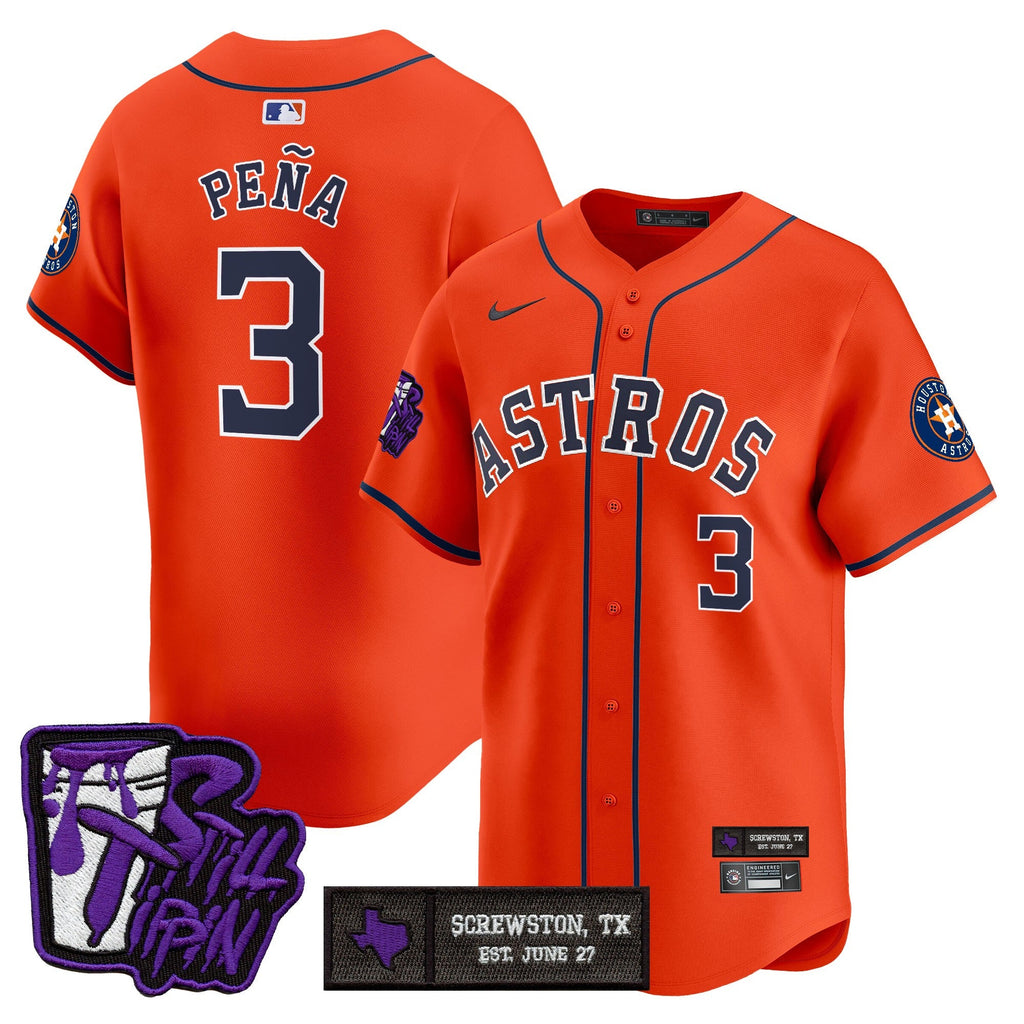 Men’s Houston DJ Screw Still Tippin Purple Patch Vapor Premier Limited Jersey