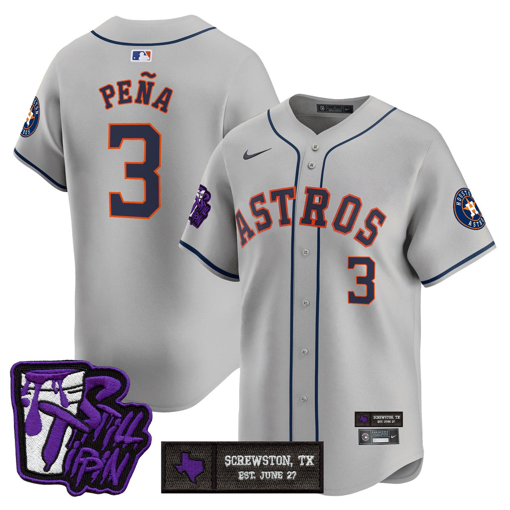 Men’s Houston DJ Screw Still Tippin Purple Patch Vapor Premier Limited Jersey