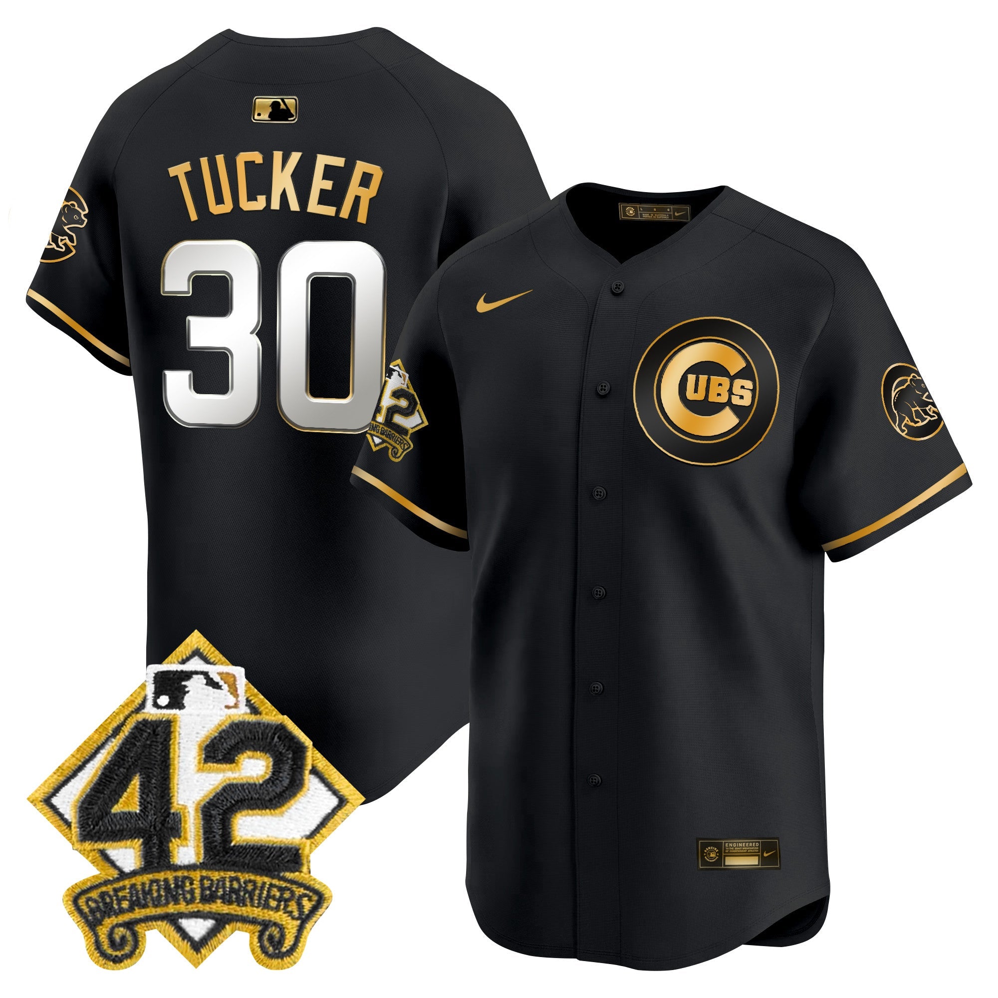 Men’s Chicago 2025 Jackie Robinson Patch Vapor Premier Limited Jersey