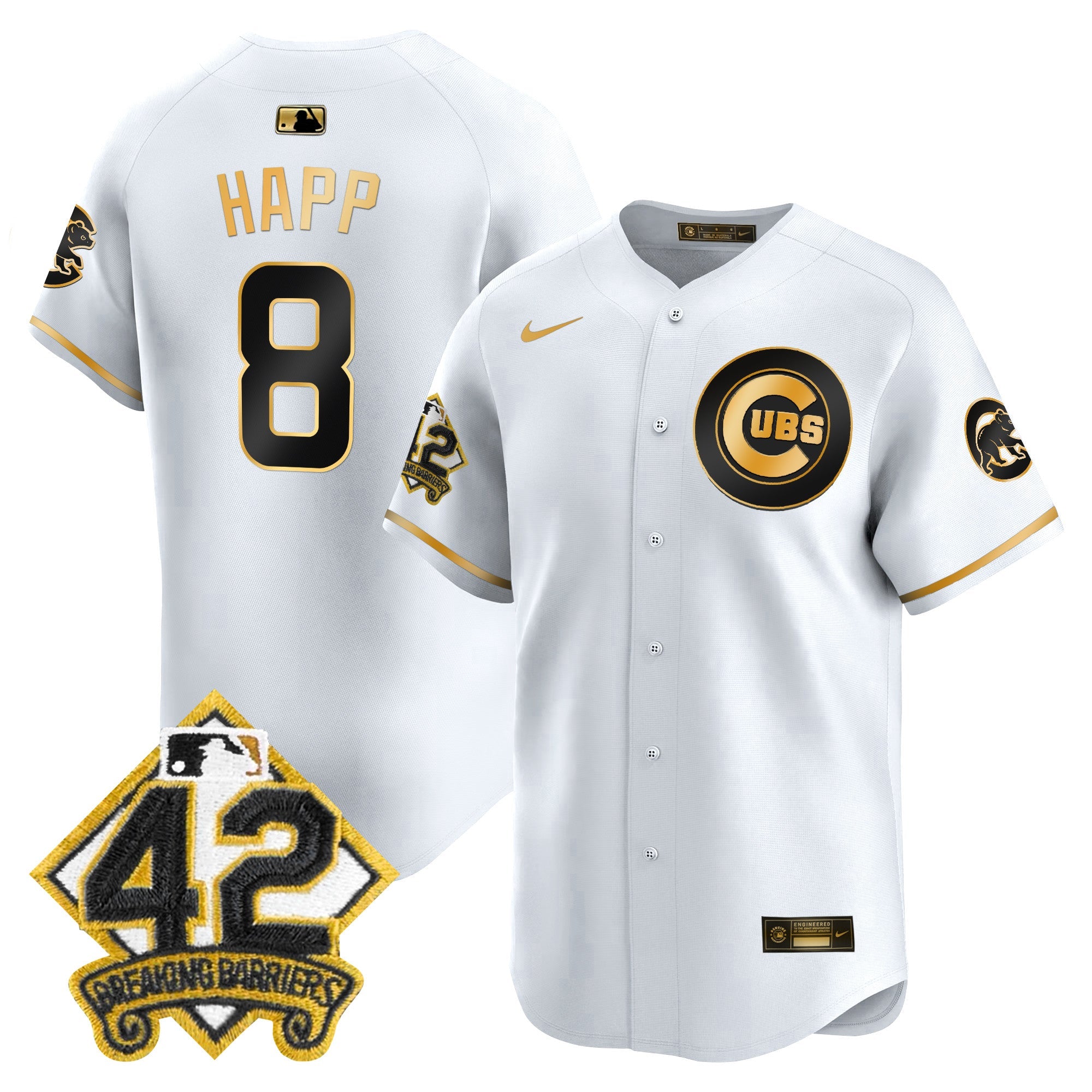 Men’s Chicago 2025 Jackie Robinson Patch Vapor Premier Limited Jersey