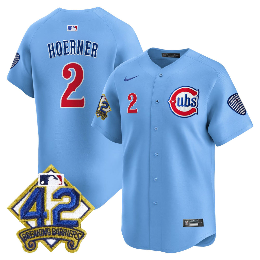 Men’s Chicago 2025 Jackie Robinson Patch Vapor Premier Limited Jersey