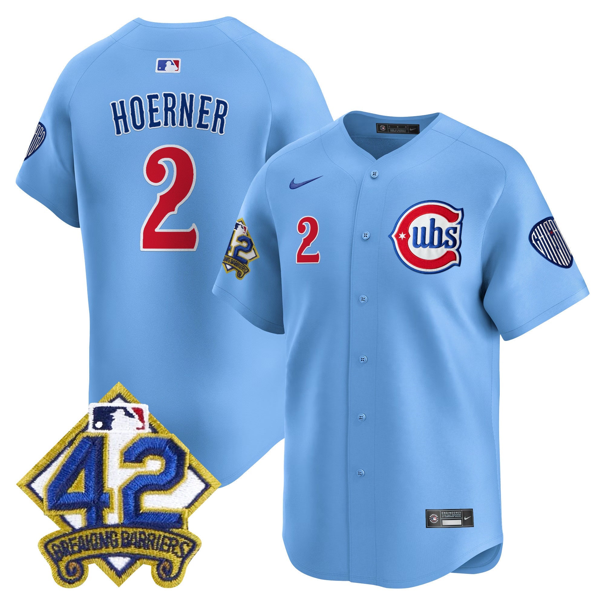 Men’s Chicago 2025 Jackie Robinson Patch Vapor Premier Limited Jersey