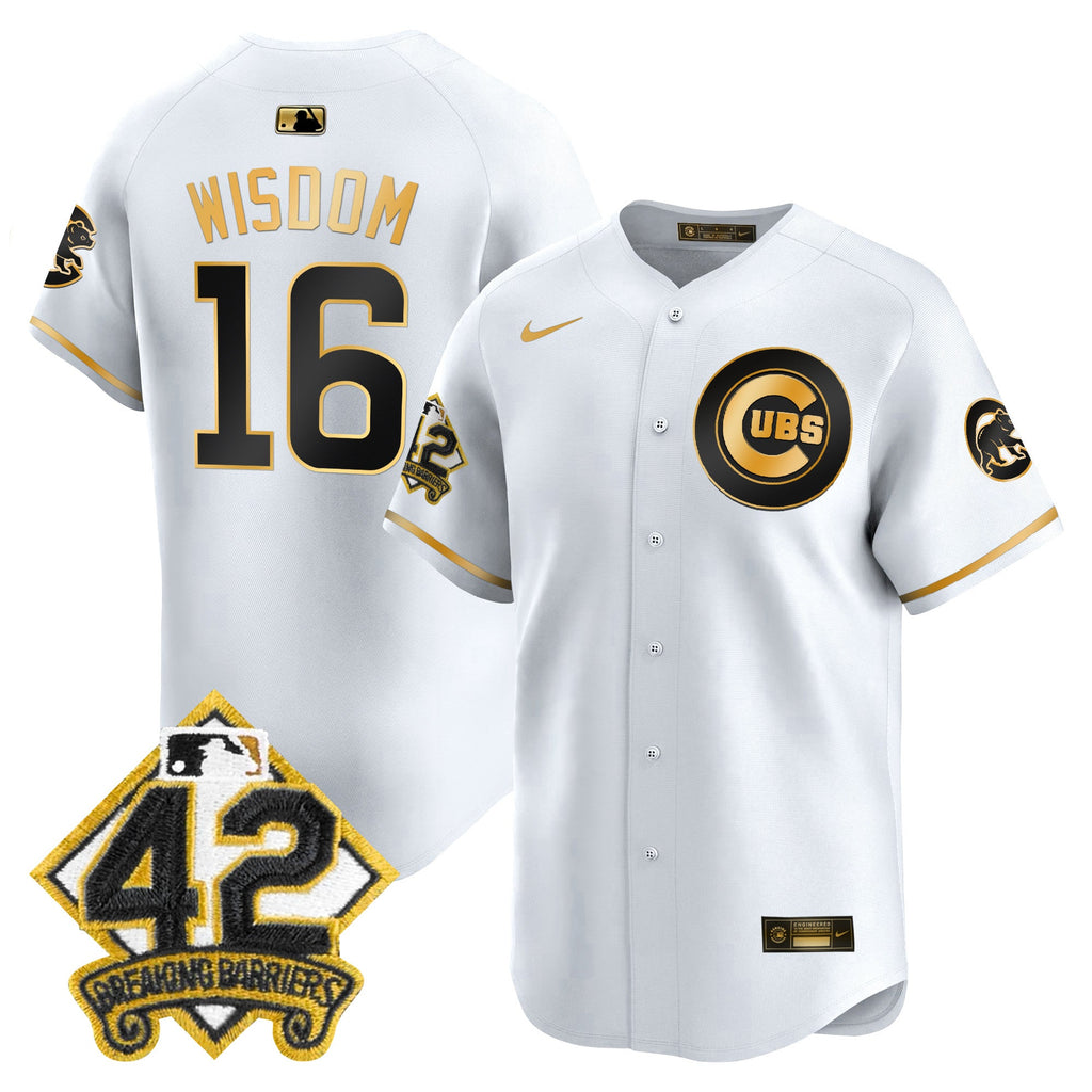 Men’s Chicago 2025 Jackie Robinson Patch Vapor Premier Limited Jersey