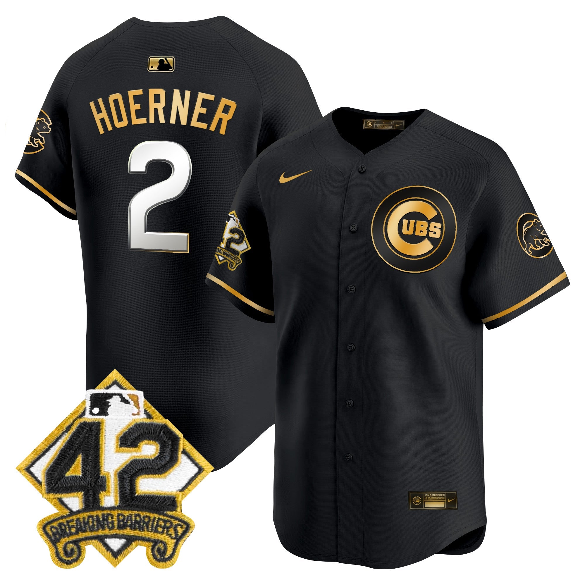 Men’s Chicago 2025 Jackie Robinson Patch Vapor Premier Limited Jersey
