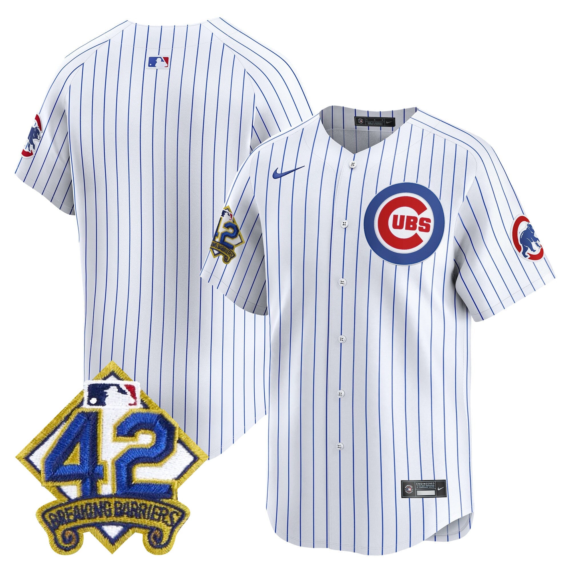 Men’s Chicago 2025 Jackie Robinson Patch Vapor Premier Limited Jersey