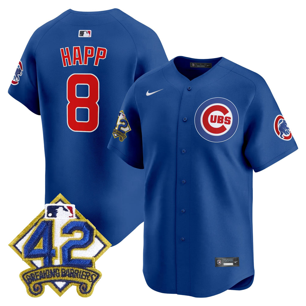 Men’s Chicago 2025 Jackie Robinson Patch Vapor Premier Limited Jersey