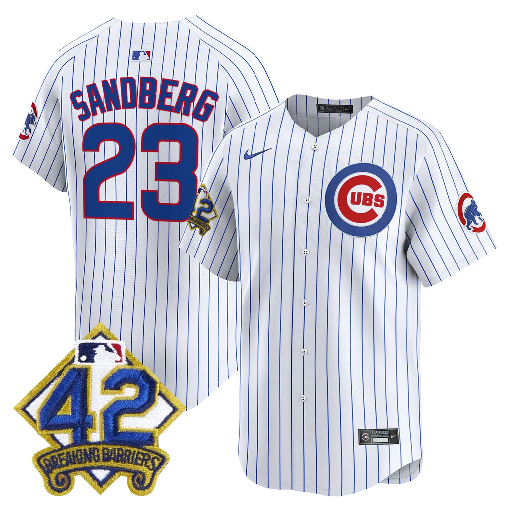 Men’s Chicago 2025 Jackie Robinson Patch Vapor Premier Limited Jersey