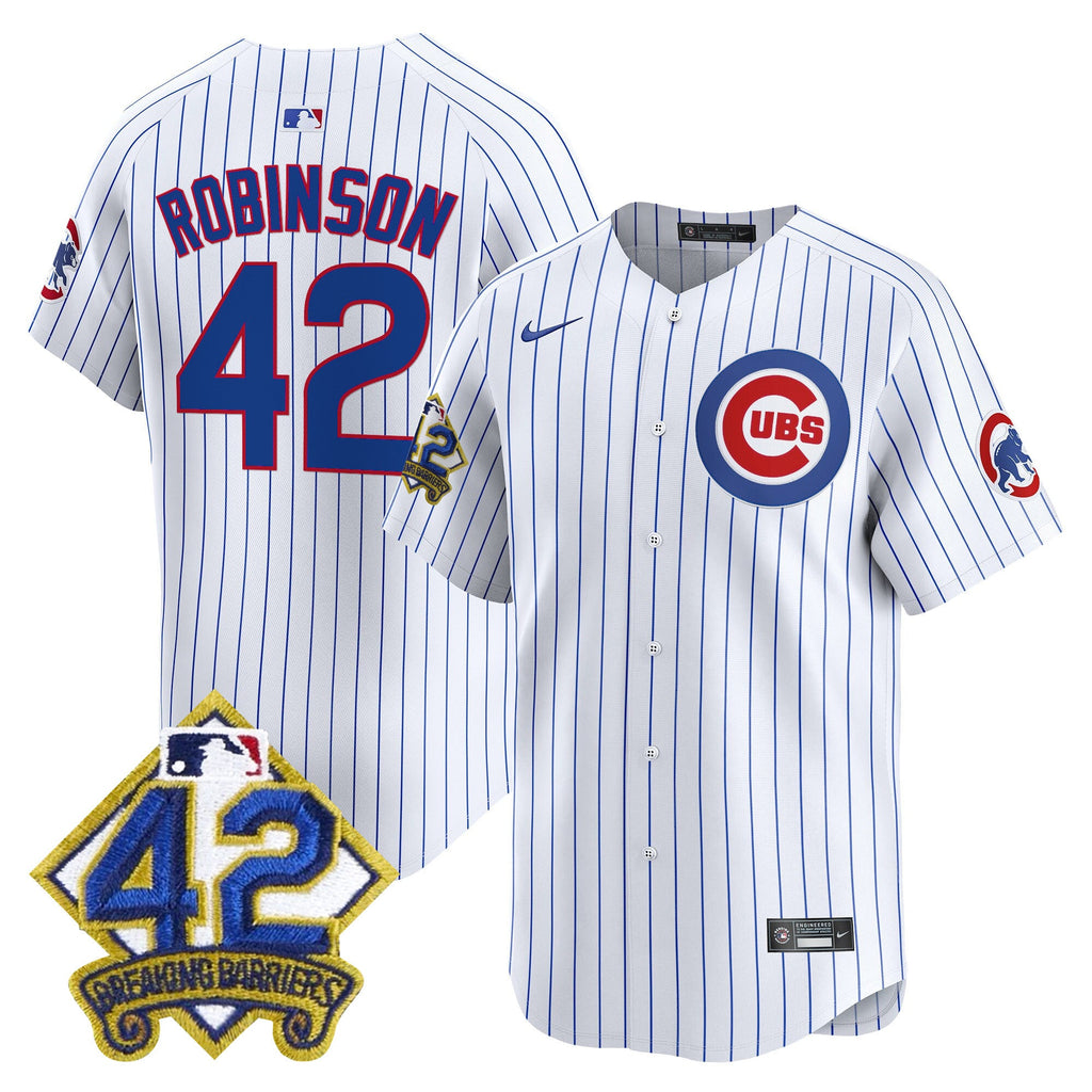 Men’s Chicago 2025 Jackie Robinson Patch Vapor Premier Limited Jersey