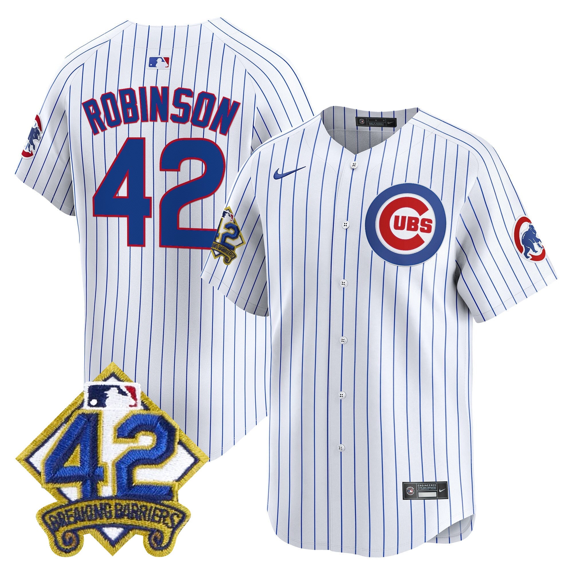 Men’s Chicago 2025 Jackie Robinson Patch Vapor Premier Limited Jersey