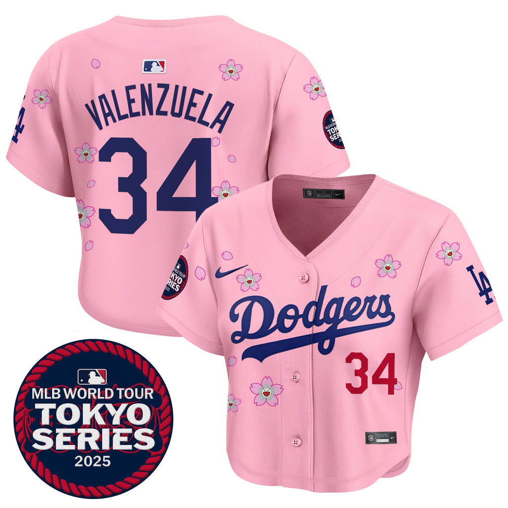 Women’s Tokyo Series 2025 Crop Top Baseball Jersey – Stitched