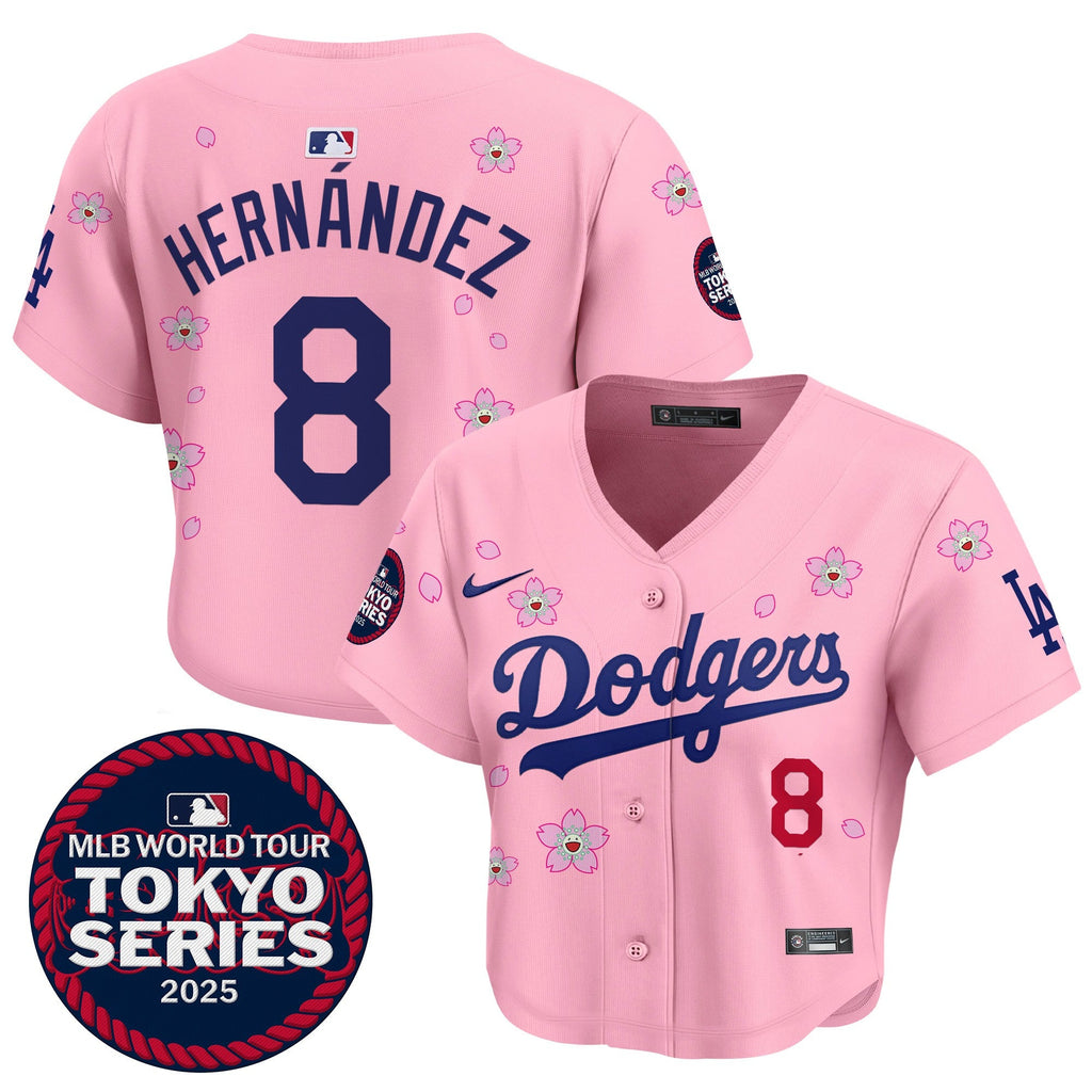 Women’s Tokyo Series 2025 Crop Top Baseball Jersey – Stitched