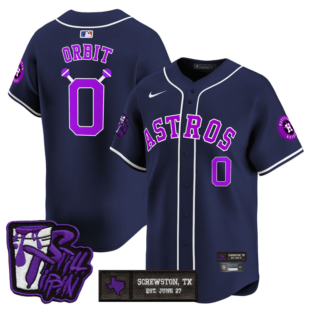 Men’s Houston DJ Screw Still Tippin Purple Patch Vapor Premier Limited Jersey