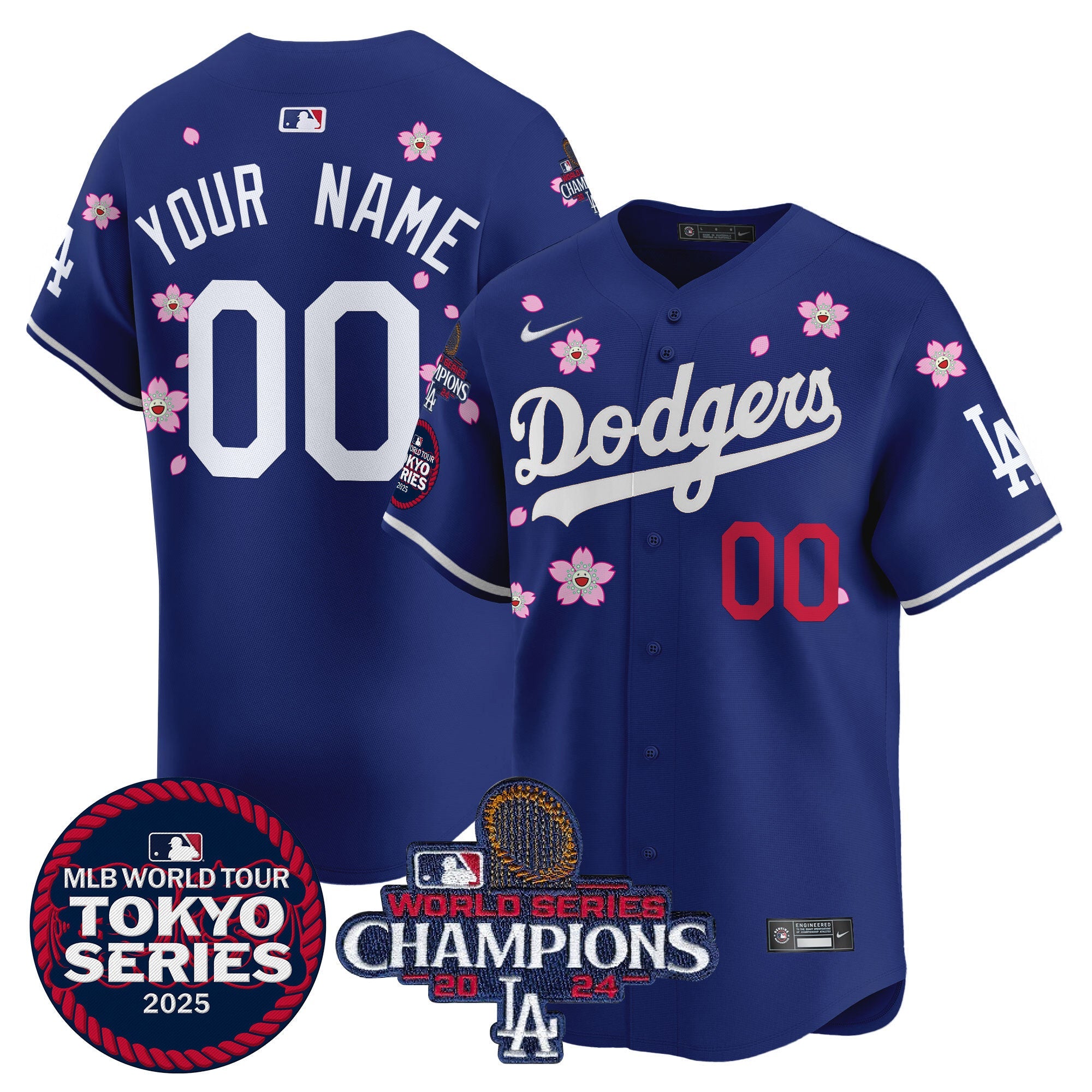 Tokyo Series 2025 World Series Champions Patch Vapor Premier Limited Custom Jersey – Stitched