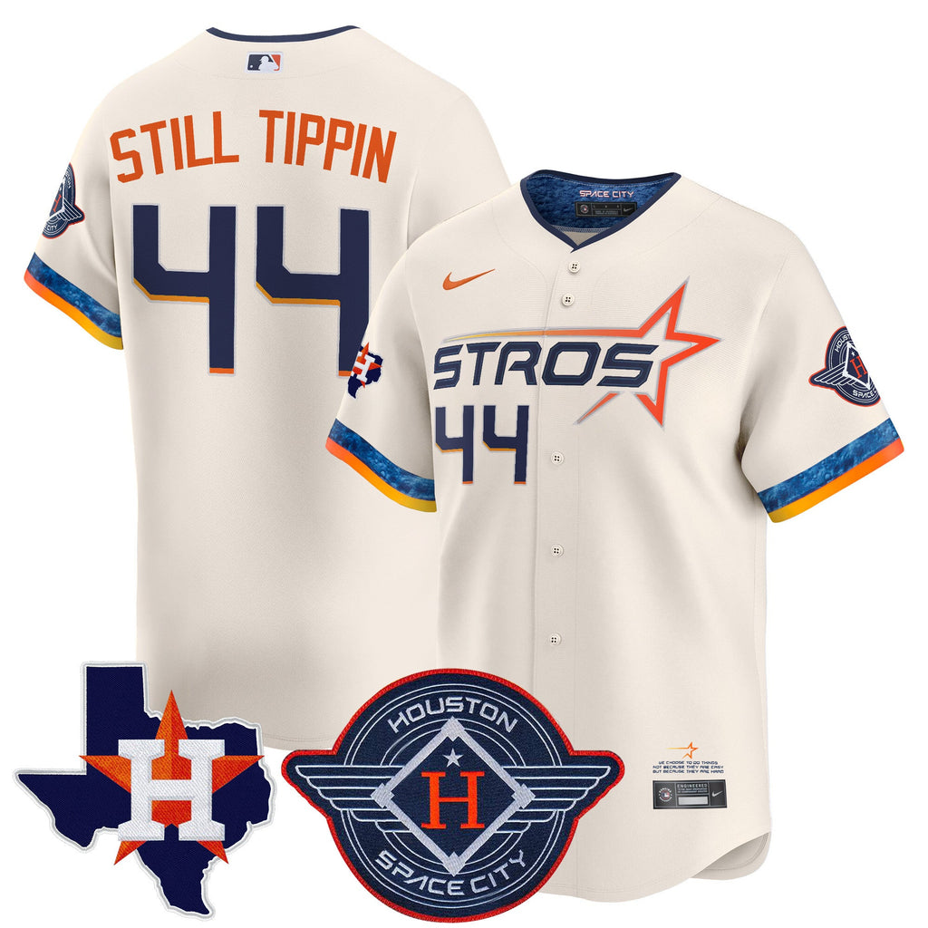 Men’s Houston 2025 City Connect Texas Patch Vapor Premier Limited Jersey