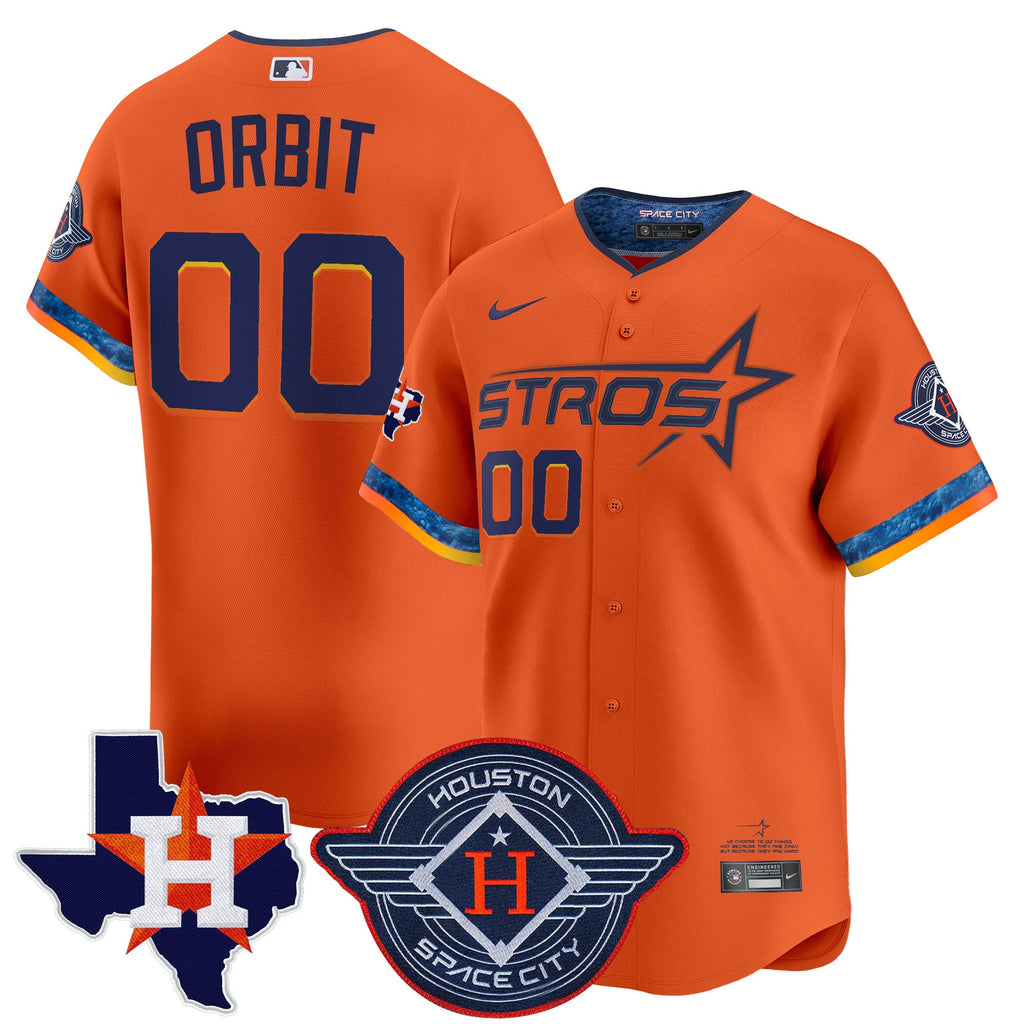 Men’s Houston 2025 City Connect Texas Patch Vapor Premier Limited Jersey