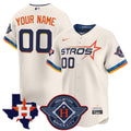Houston 2025 City Connect Texas Patch Vapor Premier Limited Custom Jersey