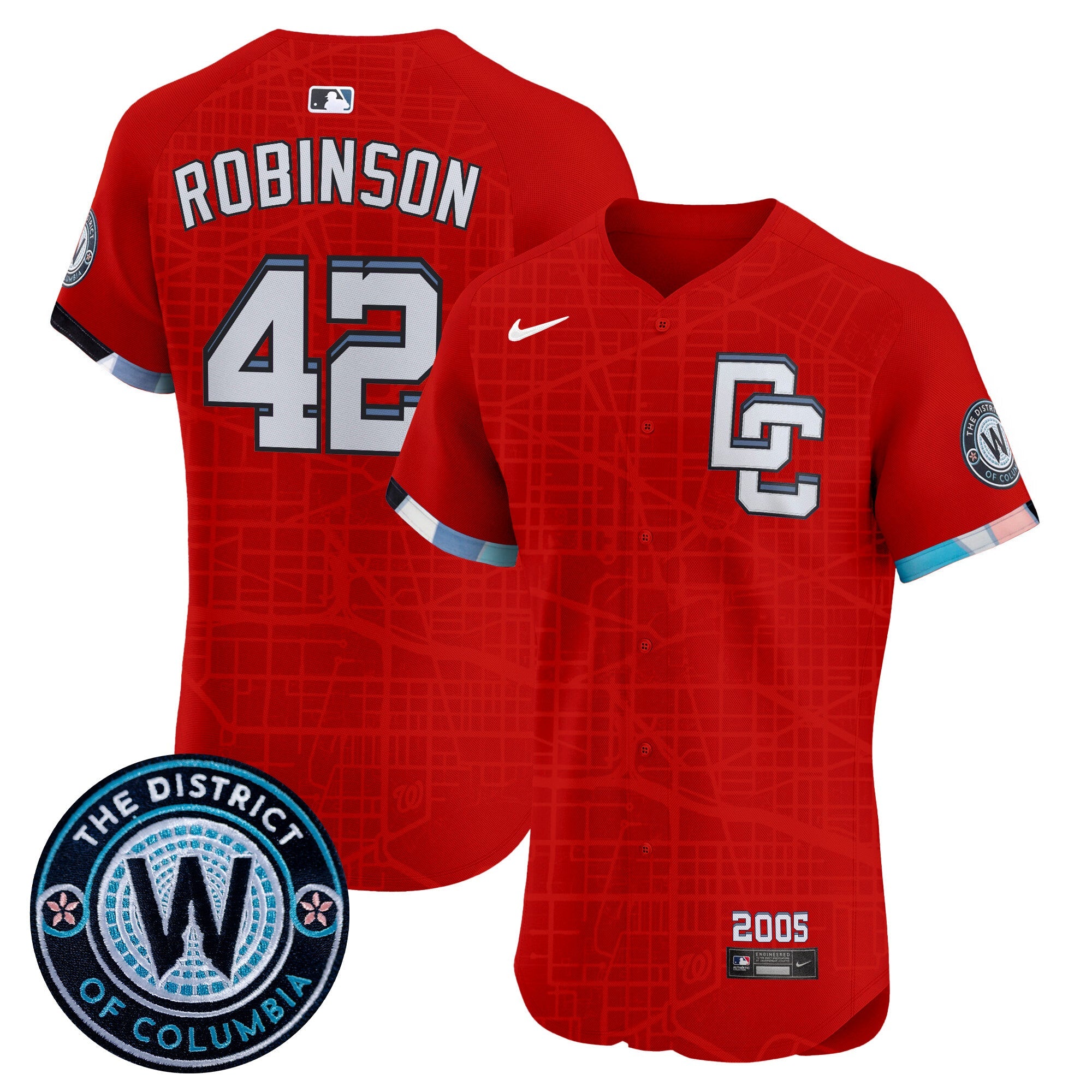 Men’s Washington 2025 City Connect Vapor Premier Elite Jersey – Stitched