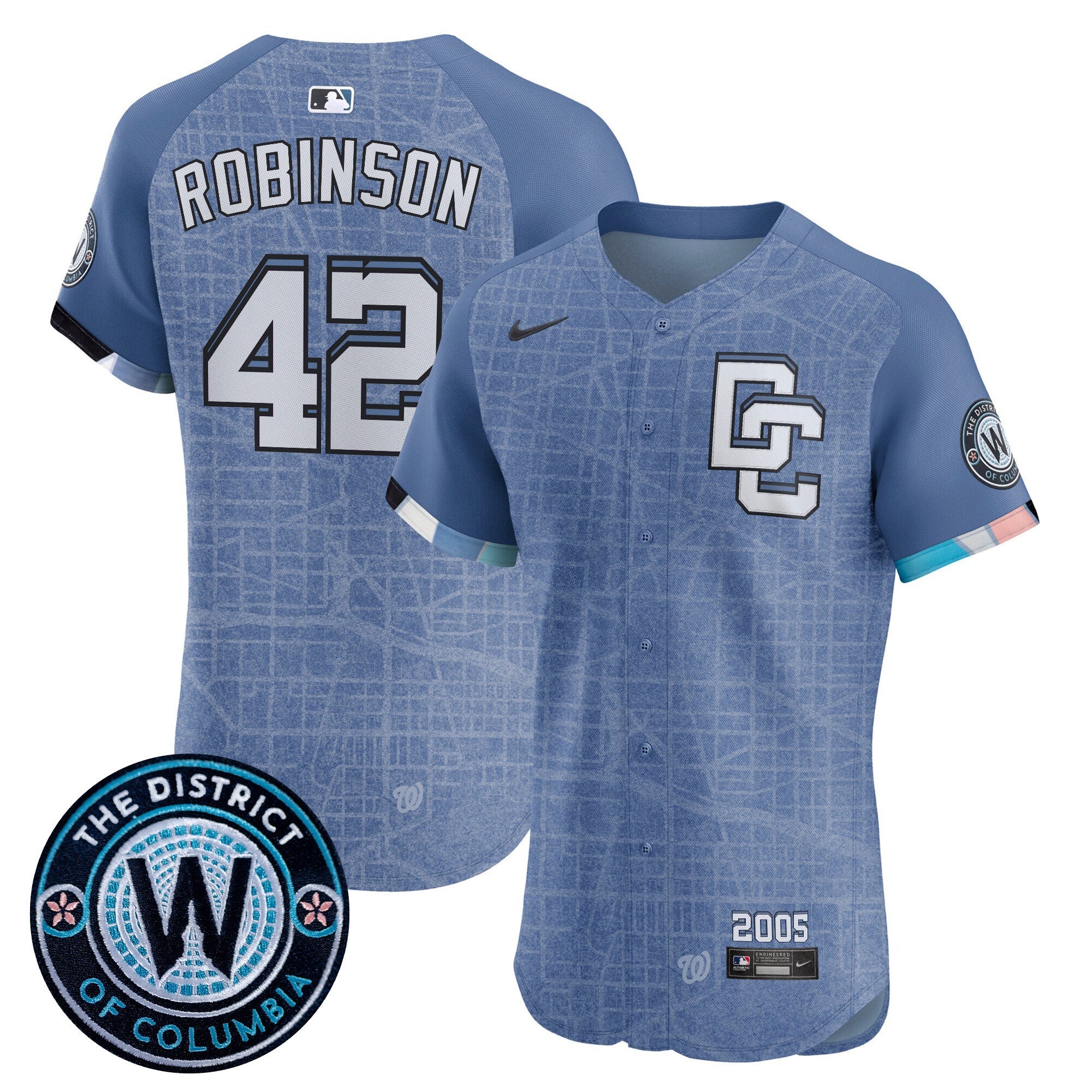 Men’s Washington 2025 City Connect Vapor Premier Elite Jersey – Stitched