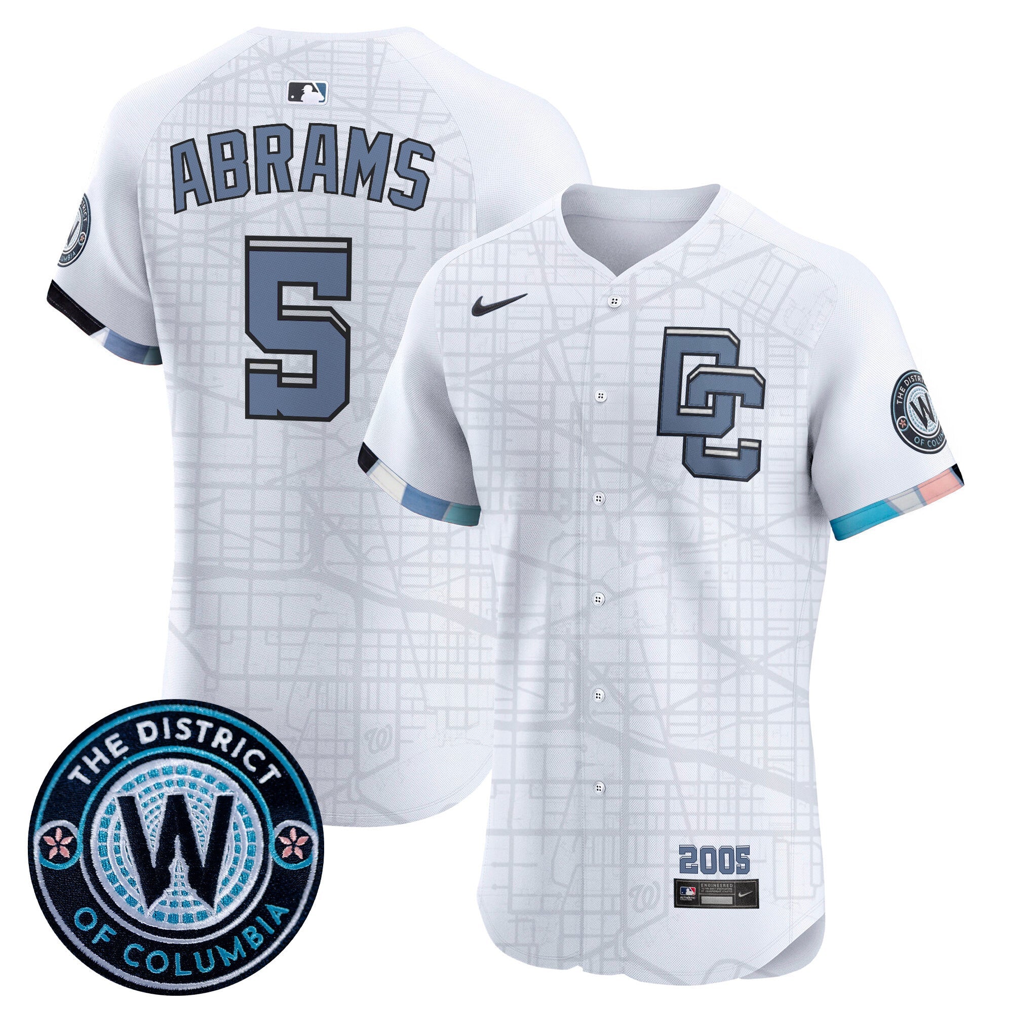 Men’s Washington 2025 City Connect Vapor Premier Elite Jersey – Stitched
