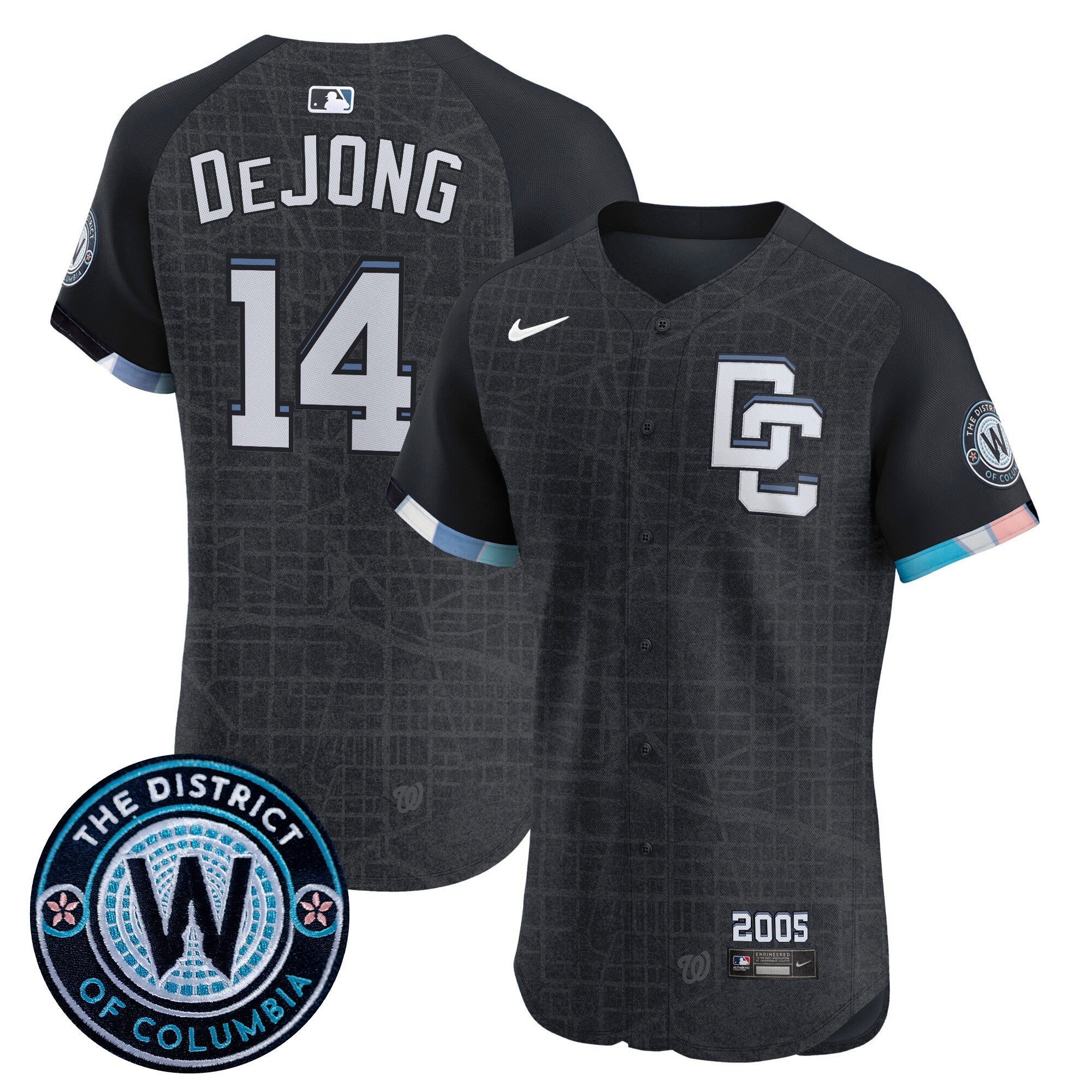 Men’s Washington 2025 City Connect Vapor Premier Elite Jersey – Stitched