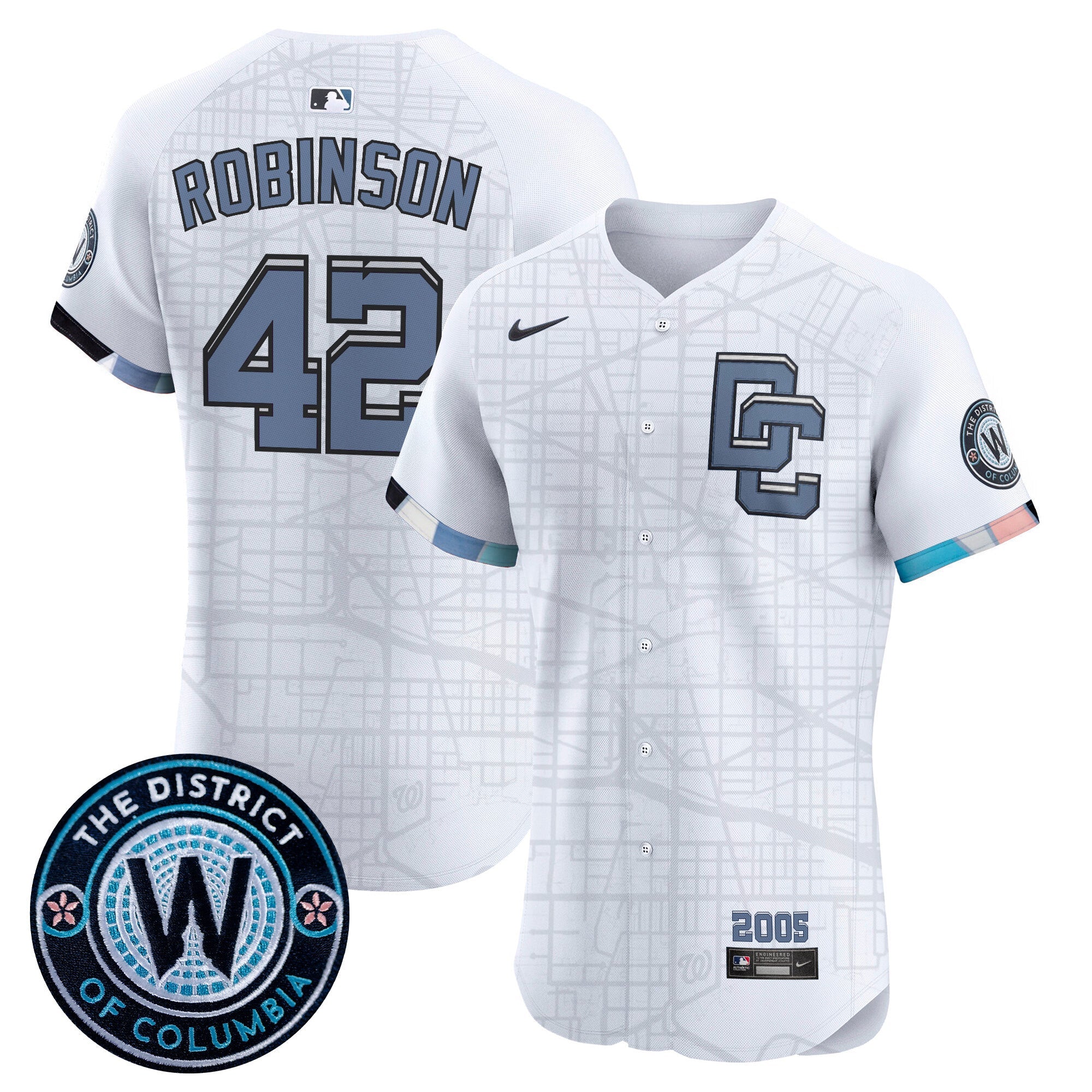 Men’s Washington 2025 City Connect Vapor Premier Elite Jersey – Stitched