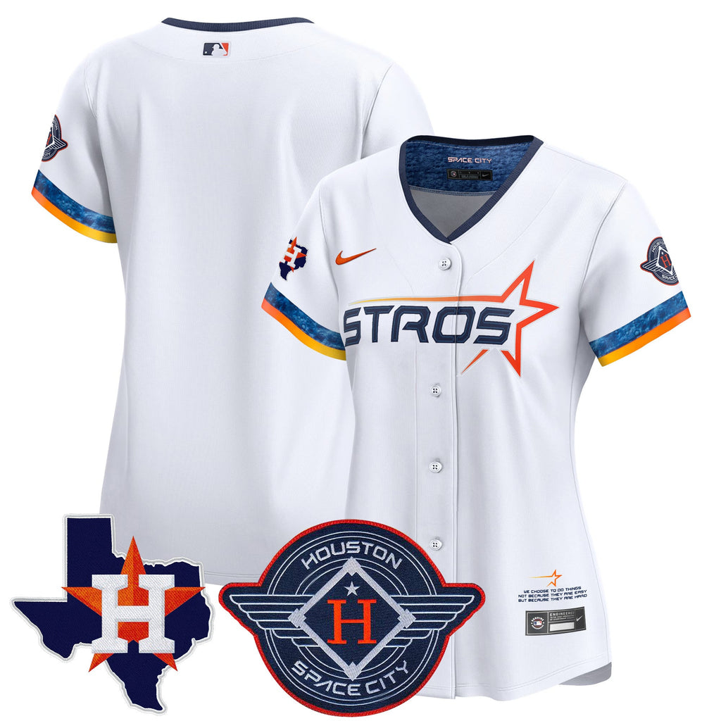 Women’s Houston 2025 City Connect Texas Patch Vapor Premier Limited Jersey