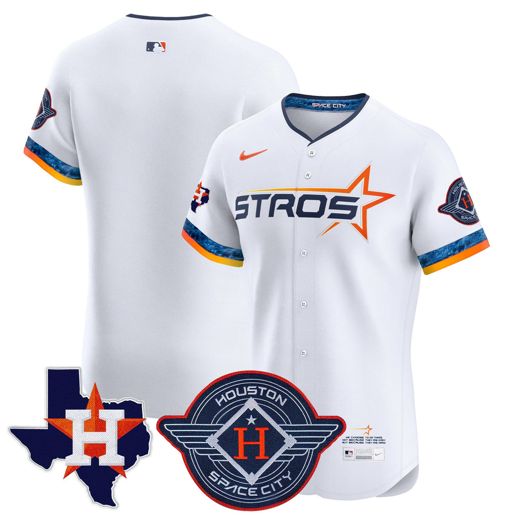 Men’s Houston 2025 City Connect Texas Patch Vapor Premier Elite Jersey