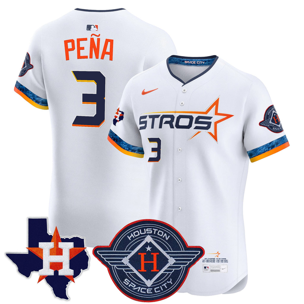 Men’s Houston 2025 City Connect Texas Patch Vapor Premier Elite Jersey