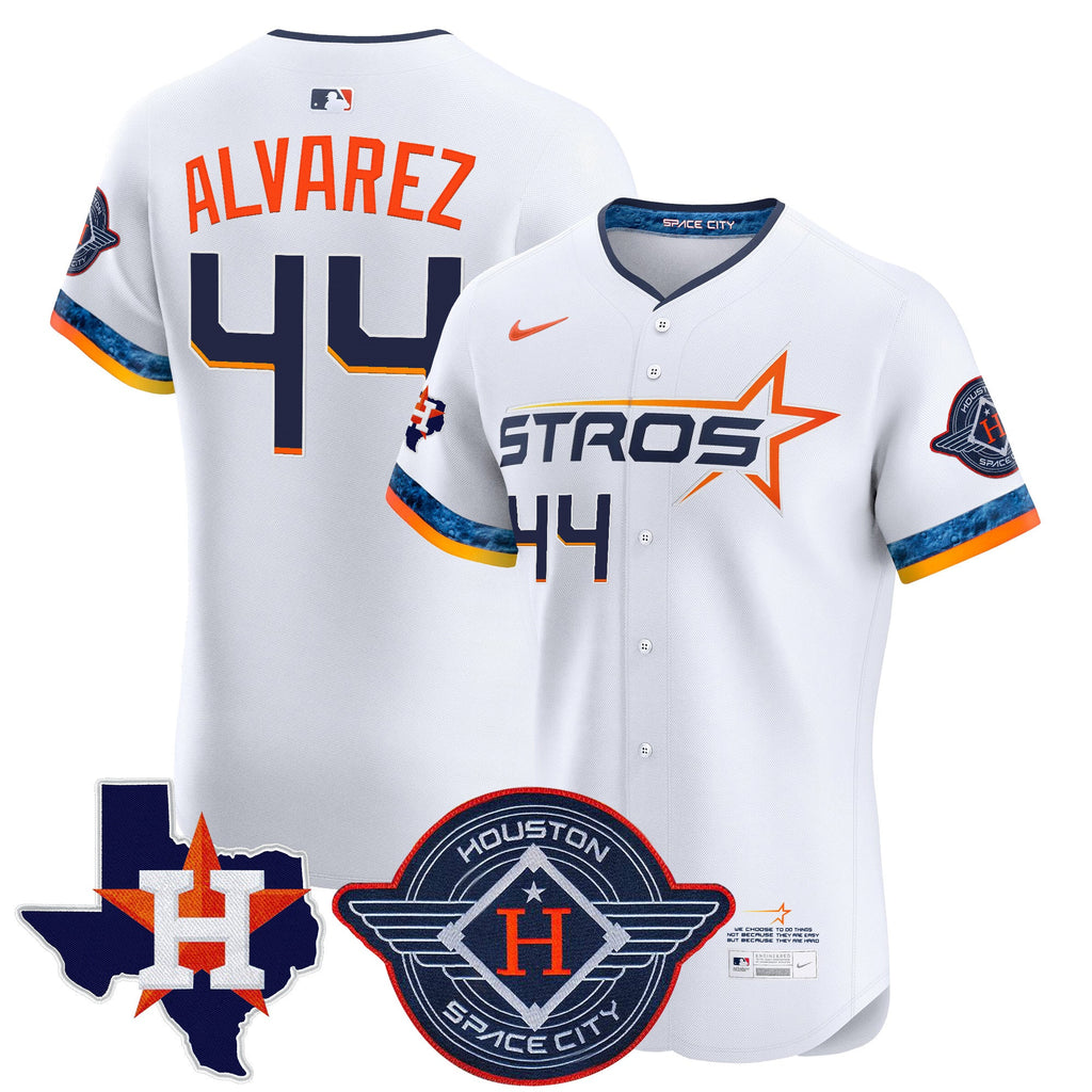 Men’s Houston 2025 City Connect Texas Patch Vapor Premier Elite Jersey