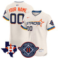 Houston 2025 City Connect Texas Patch Vapor Premier Elite Custom Jersey