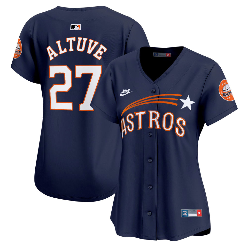 Women’s Houston Throwback Cooperstown Vapor Premier Limited Jersey