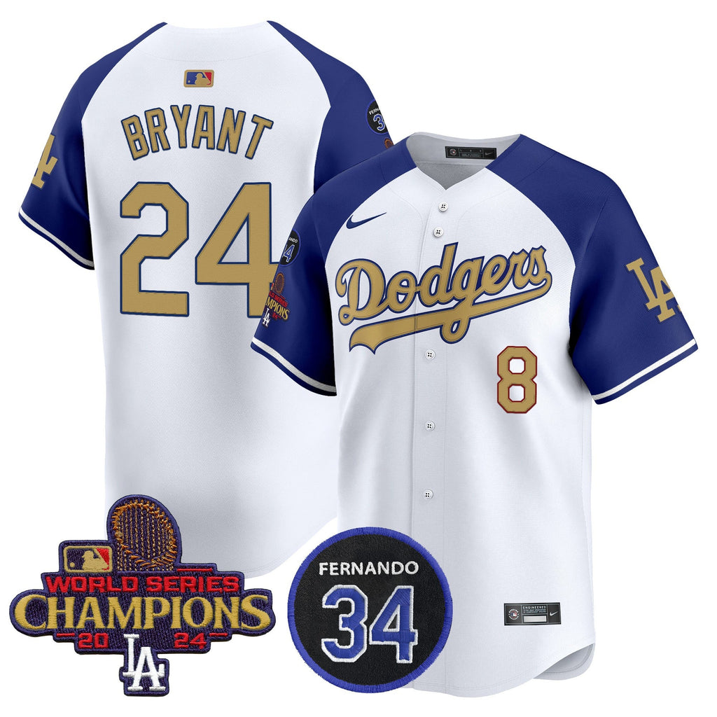 Men’s 2025 #34 Fernando Patch Gold Vapor Premier Limited Jersey