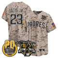 Men’s Tony Gwynn & Petco Park 20th Patch USMC Vapor Premier Limited Jersey