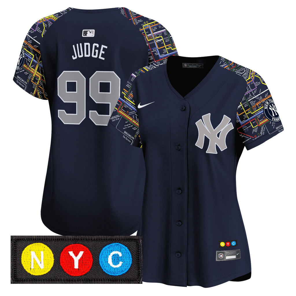 Women’s New York Subway Style Vapor Premier Limited Jersey – Stitched