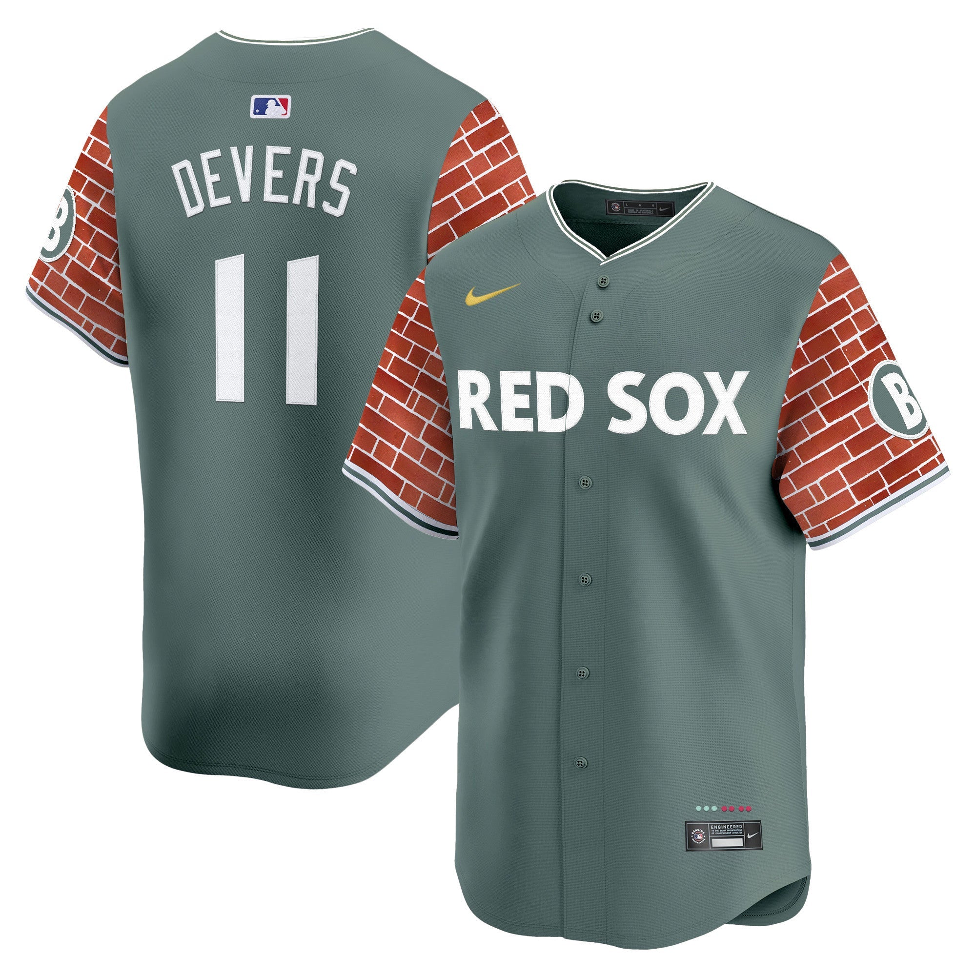 Men’s Boston 2025 Fenway Red Brick Style Vapor Premier Limited Jersey – Stitched