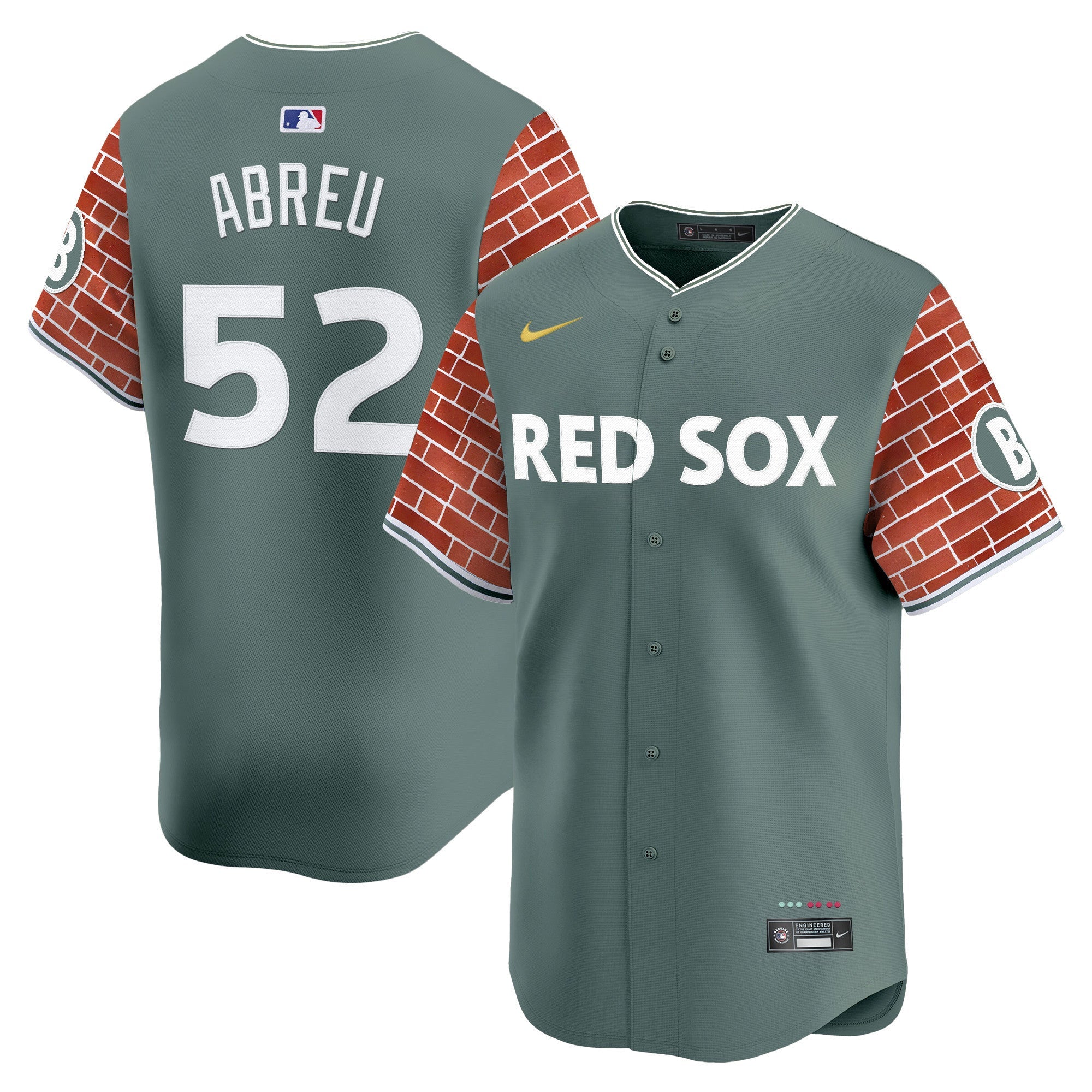 Men’s Boston 2025 Fenway Red Brick Style Vapor Premier Limited Jersey – Stitched