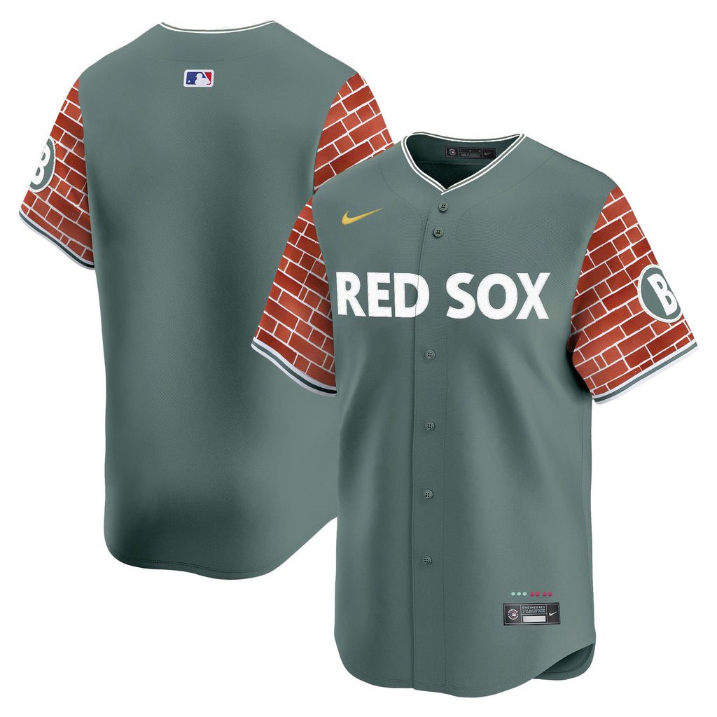 Men’s Boston 2025 Fenway Red Brick Style Vapor Premier Limited Jersey – Stitched