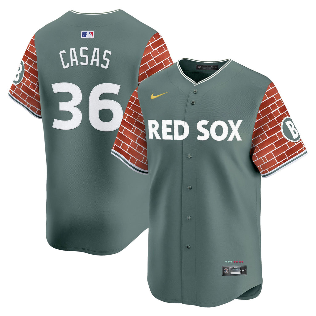 Men’s Boston 2025 Fenway Red Brick Style Vapor Premier Limited Jersey – Stitched