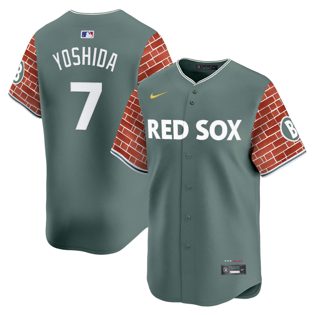 Men’s Boston 2025 Fenway Red Brick Style Vapor Premier Limited Jersey – Stitched