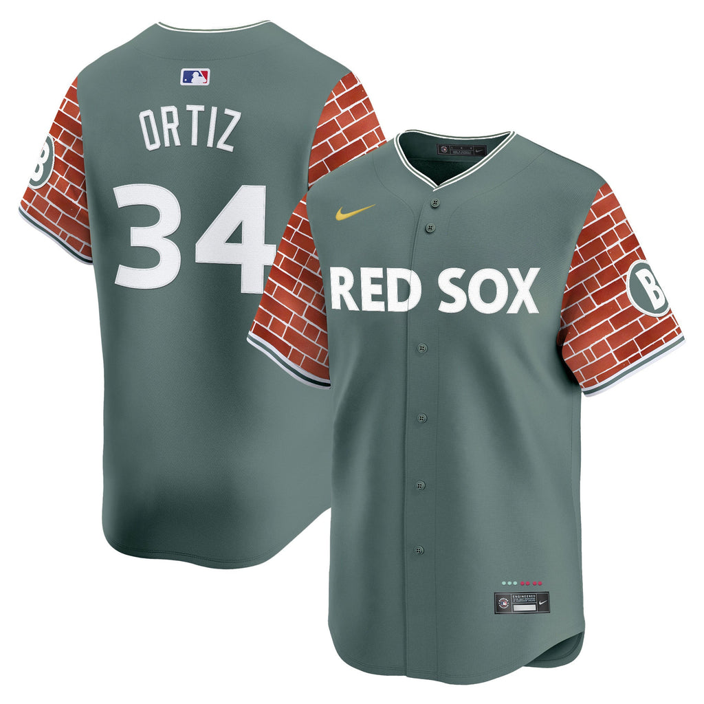 Men’s Boston 2025 Fenway Red Brick Style Vapor Premier Limited Jersey – Stitched