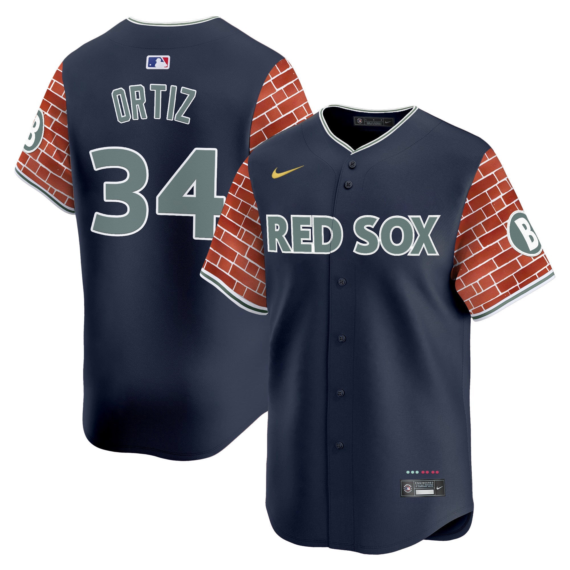 Men’s Boston 2025 Fenway Red Brick Style Vapor Premier Limited Jersey – Stitched