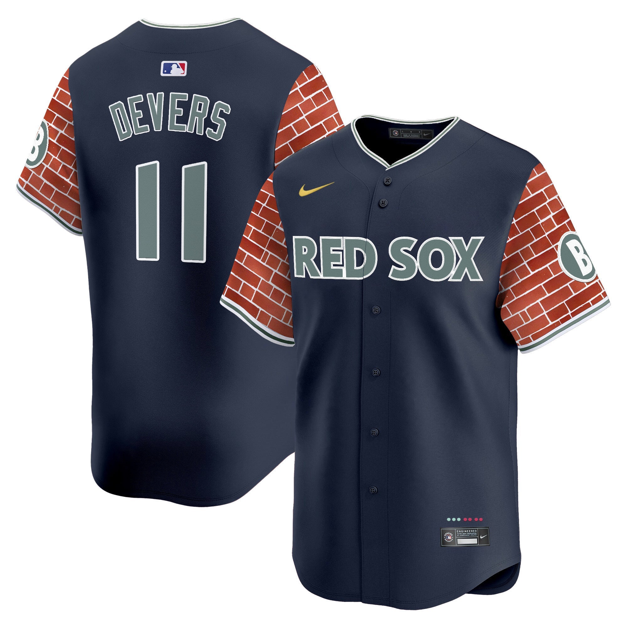 Men’s Boston 2025 Fenway Red Brick Style Vapor Premier Limited Jersey – Stitched
