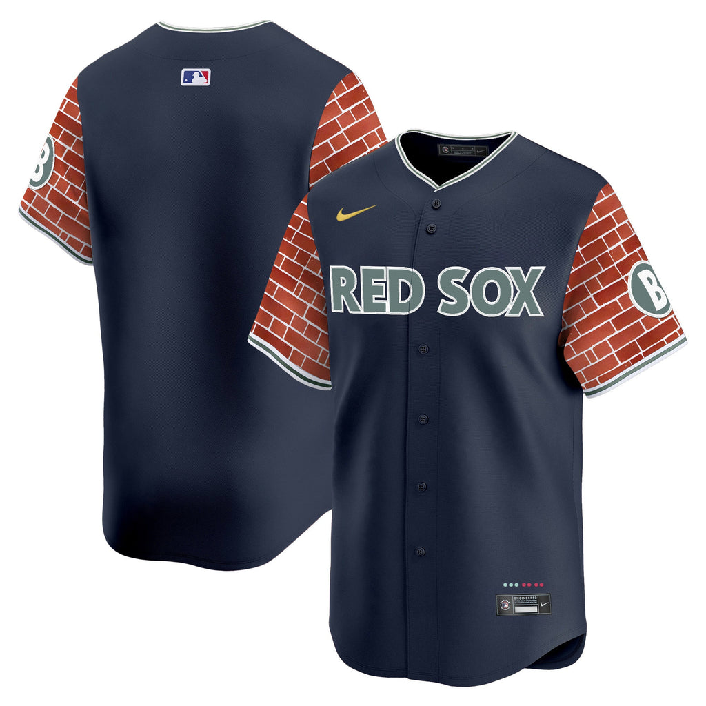 Men’s Boston 2025 Fenway Red Brick Style Vapor Premier Limited Jersey – Stitched