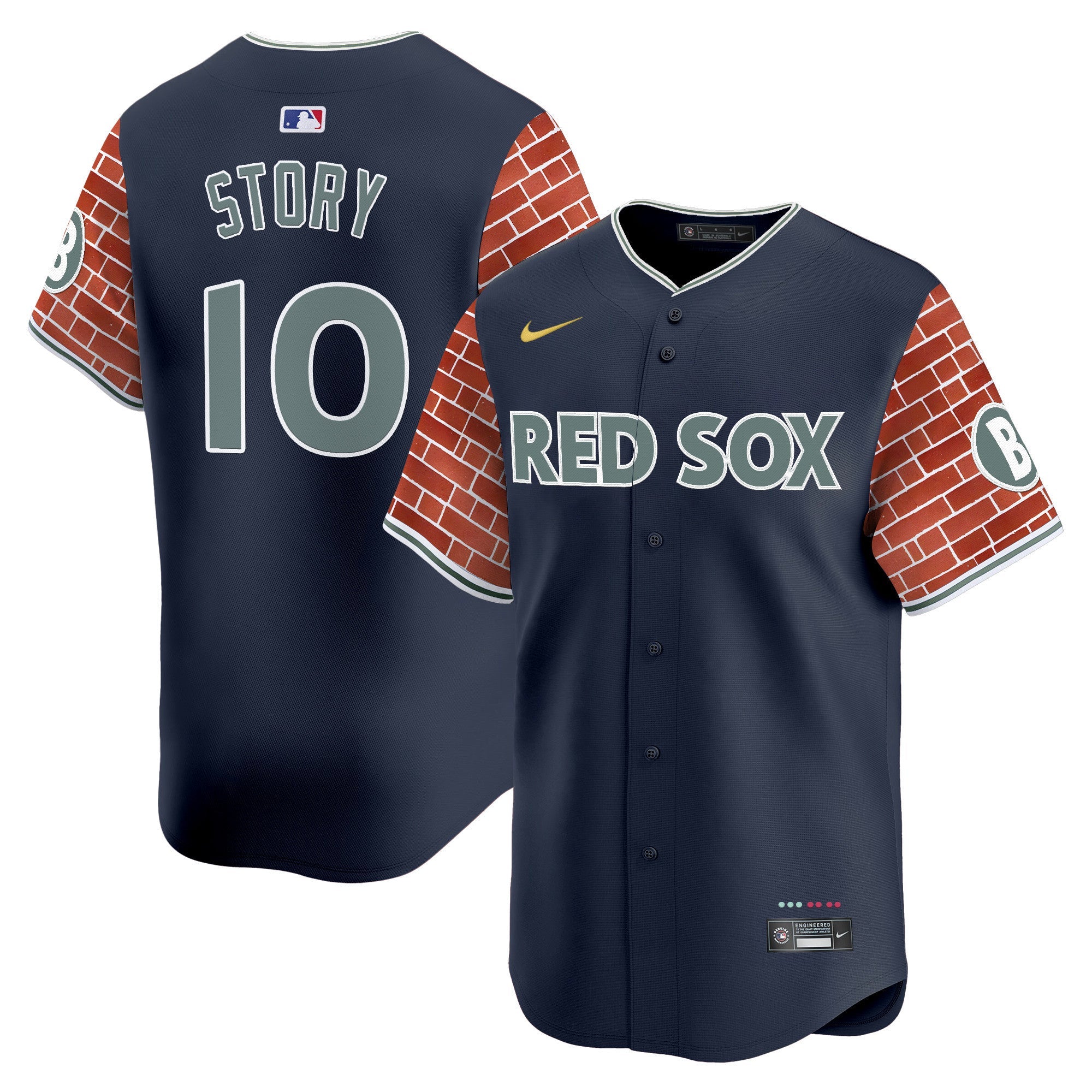 Men’s Boston 2025 Fenway Red Brick Style Vapor Premier Limited Jersey – Stitched