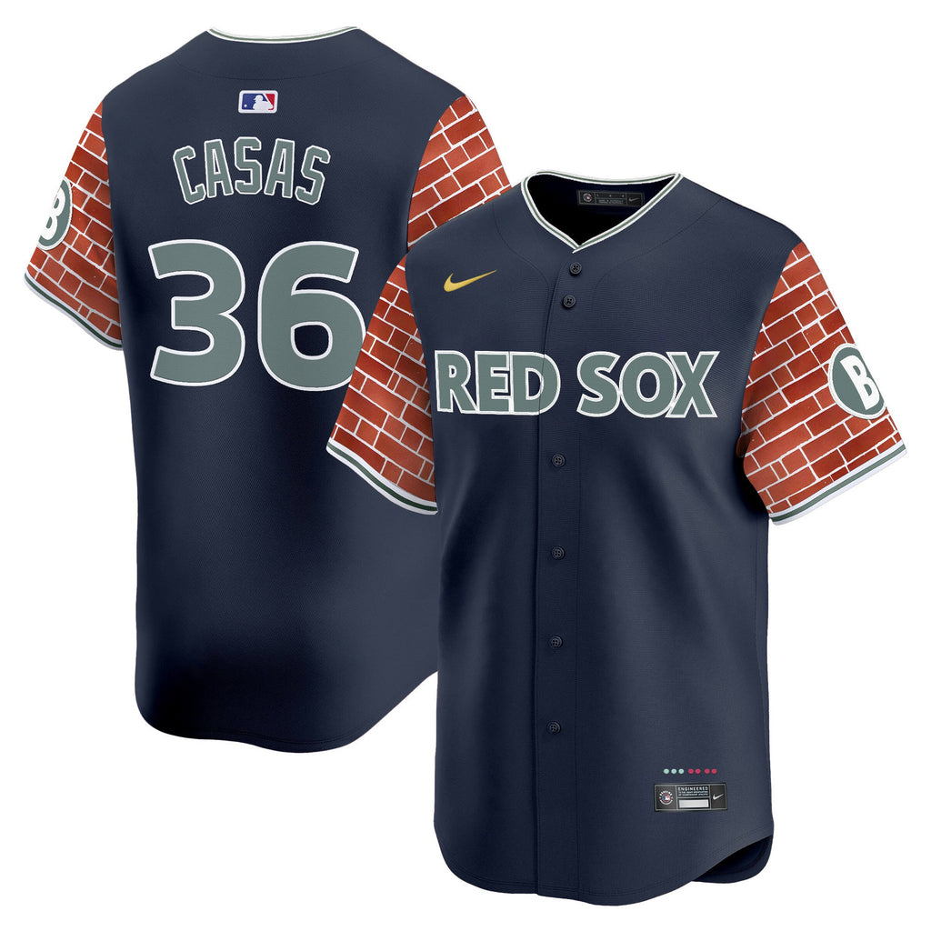 Men’s Boston 2025 Fenway Red Brick Style Vapor Premier Limited Jersey – Stitched
