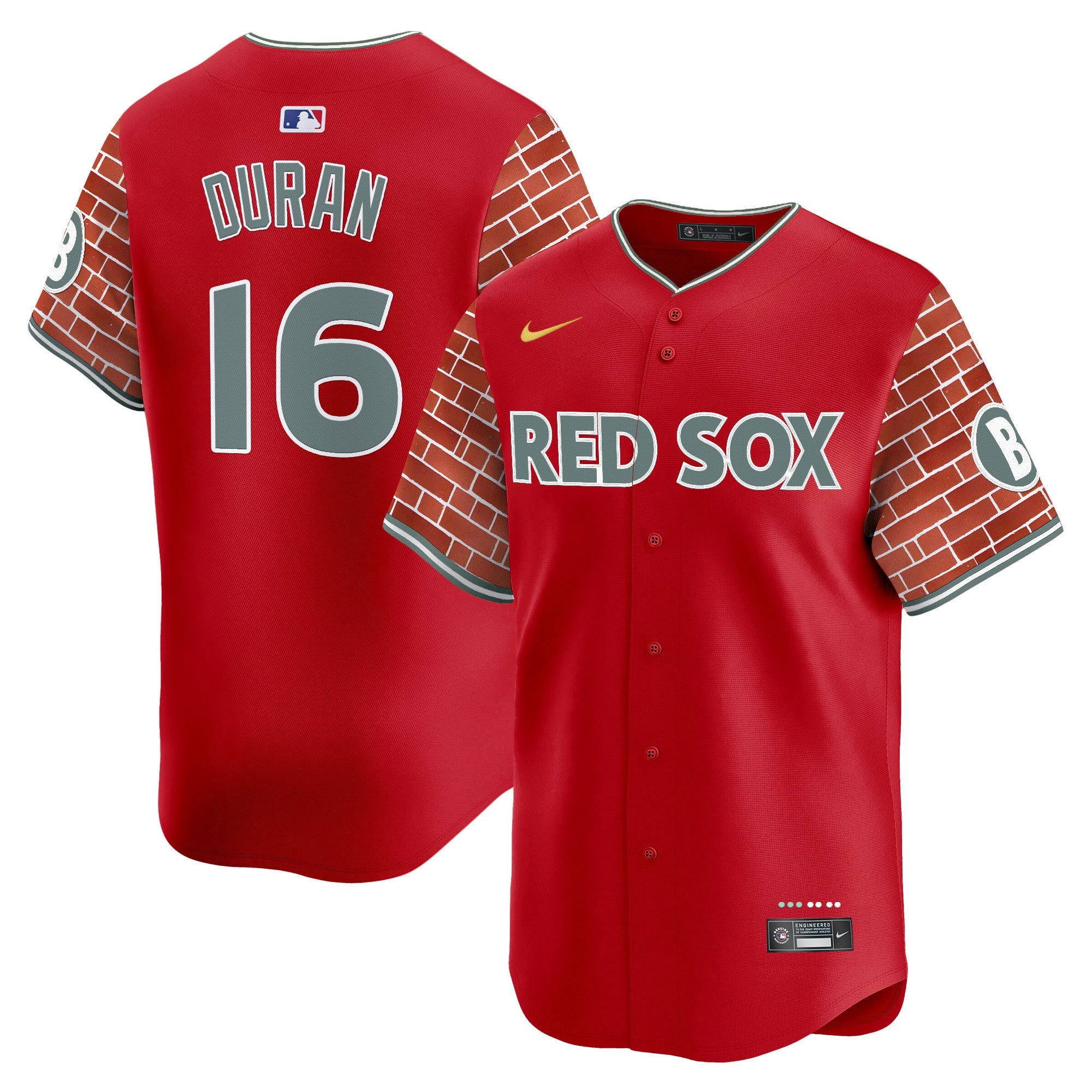 Men’s Boston 2025 Fenway Red Brick Style Vapor Premier Limited Jersey – Stitched