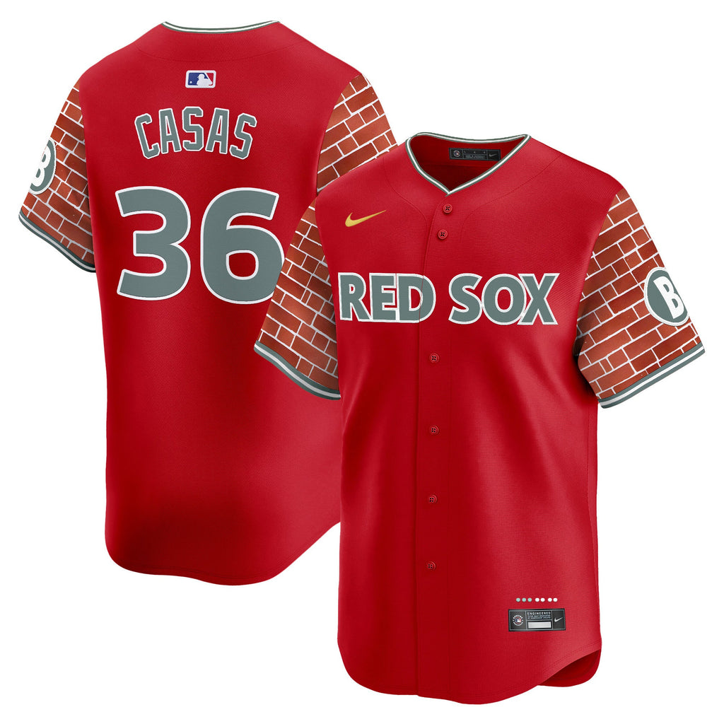 Men’s Boston 2025 Fenway Red Brick Style Vapor Premier Limited Jersey – Stitched