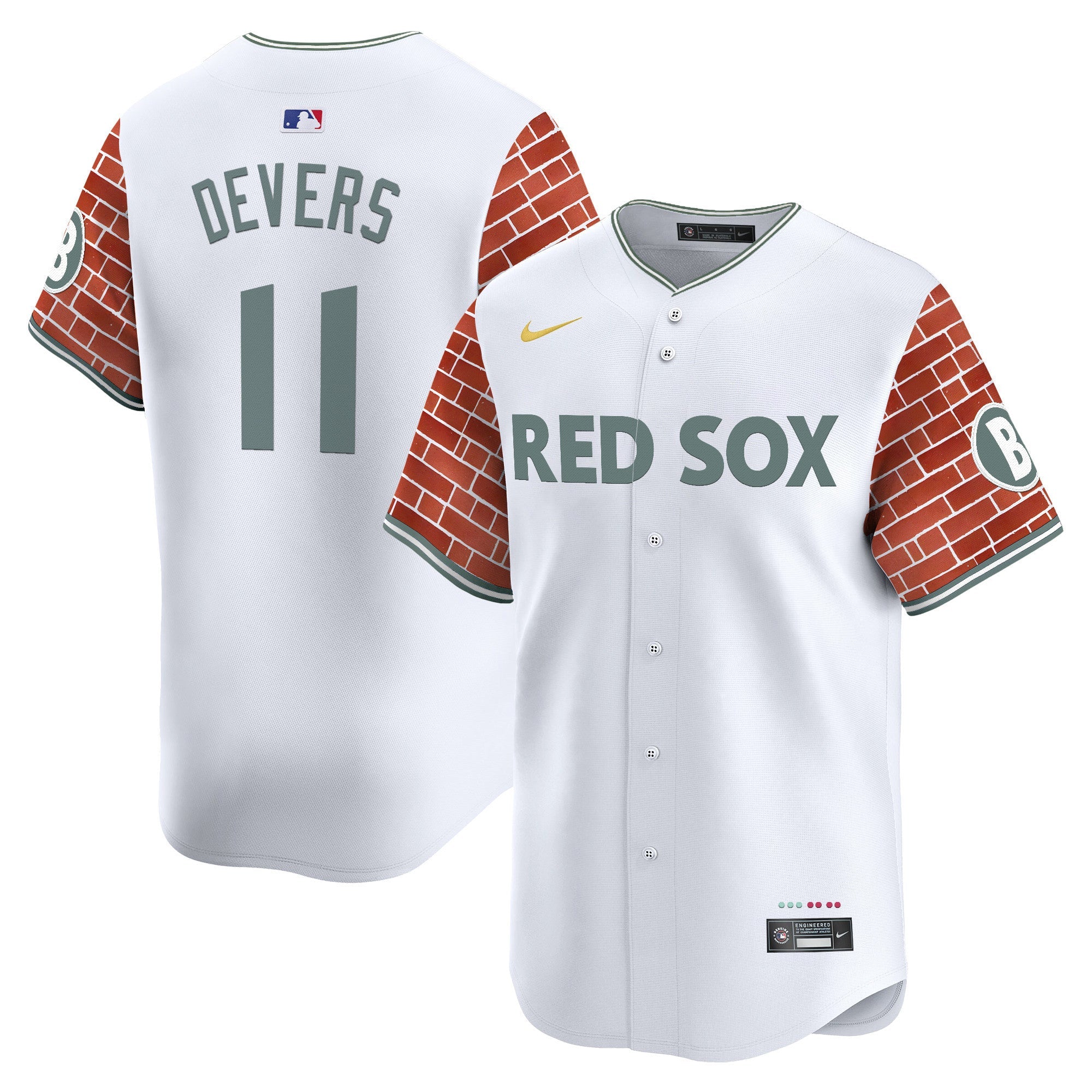 Men’s Boston 2025 Fenway Red Brick Style Vapor Premier Limited Jersey – Stitched